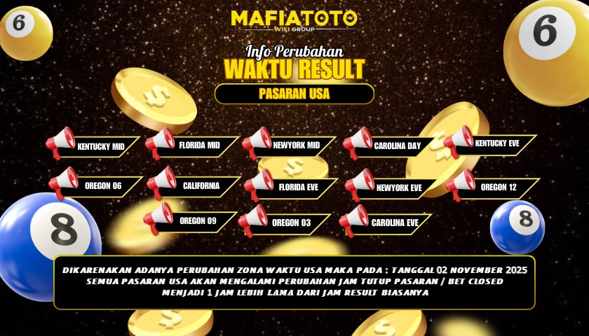 INFO PERUBAHAN JAM PASARAN USA!!